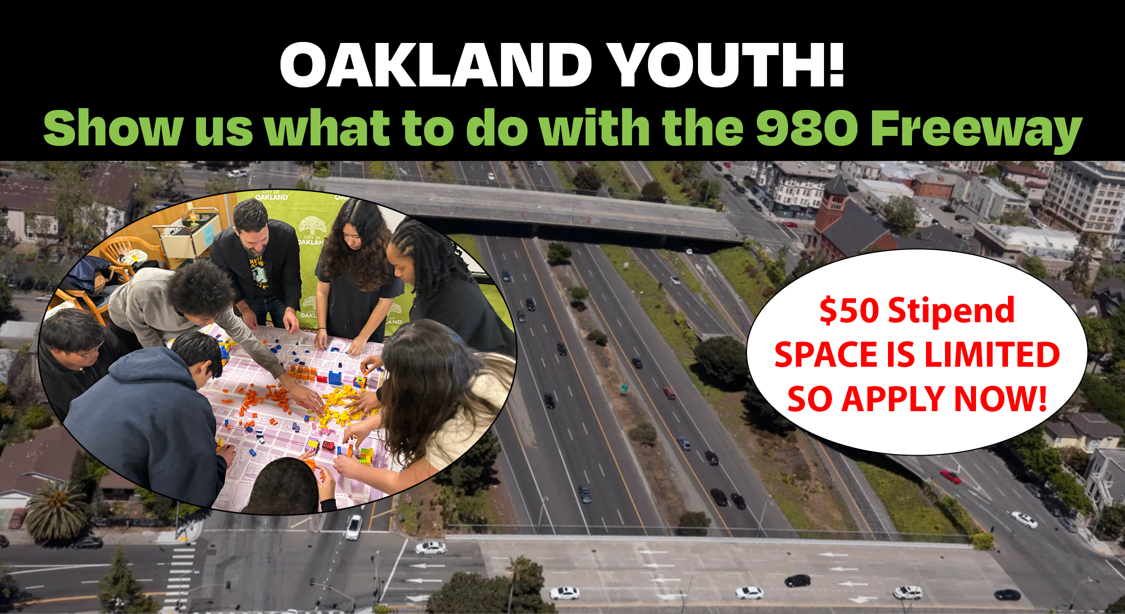 Oakland Youth Commission Workshop Banner